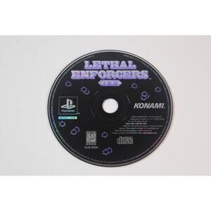 Lethal Enforcers I & II (Sony PlayStation 1, 1997, PS1) Disc Only, Tested